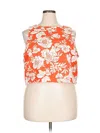 Old Navy Sleeveless Blouse In Orange