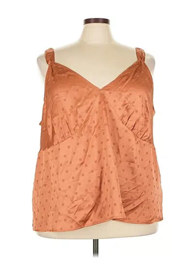Pre-owned Old Navy Sleeveless Blouse In Orange