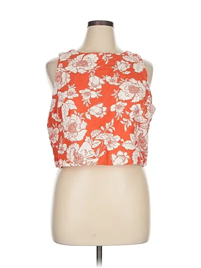 Pre-owned Old Navy Sleeveless Blouse In Orange
