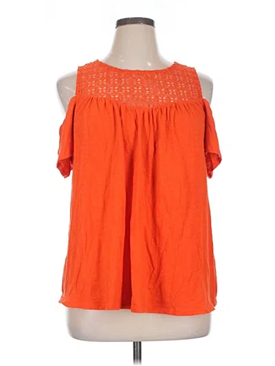 Pre-owned Old Navy Sleeveless Blouse In Orange