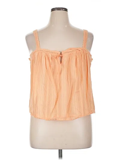 Old Navy Sleeveless Blouse In Orange