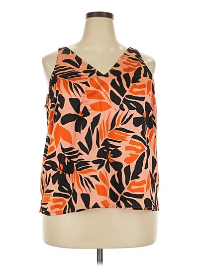Pre-owned Old Navy Sleeveless Blouse In Orange