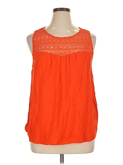 Pre-owned Old Navy Sleeveless Blouse In Orange