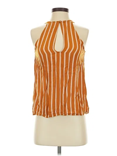 Pre-owned Old Navy Sleeveless Blouse In Orange