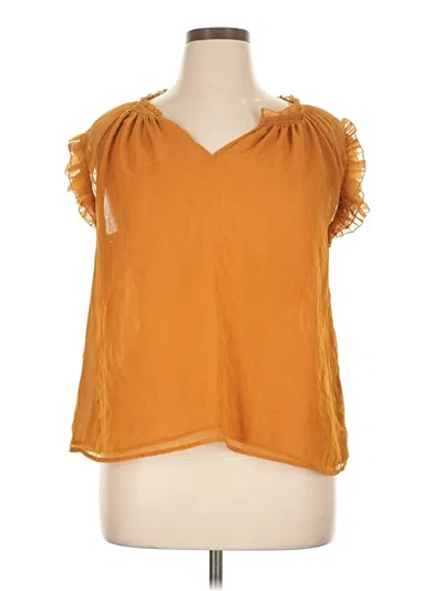 Pre-owned Old Navy Sleeveless Blouse In Orange