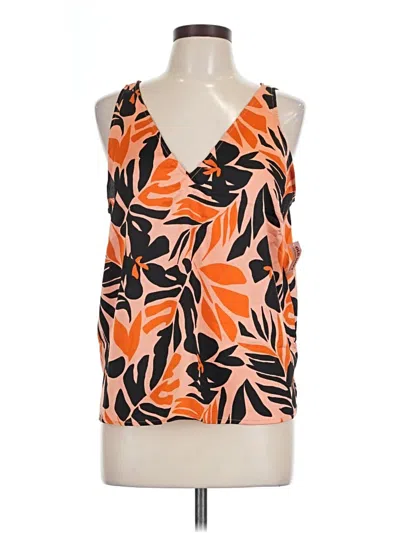 Old Navy Sleeveless Blouse In Orange
