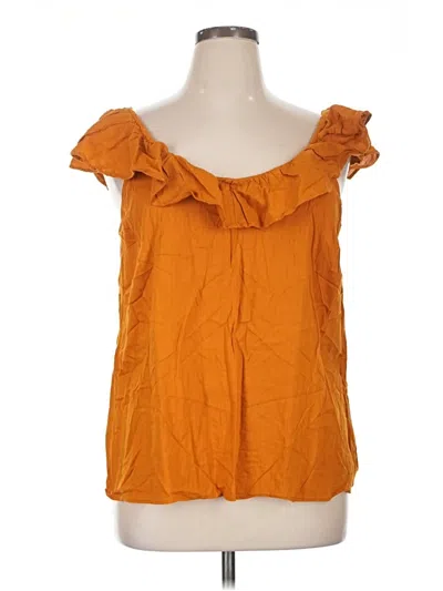 Pre-owned Old Navy Sleeveless Blouse In Orange