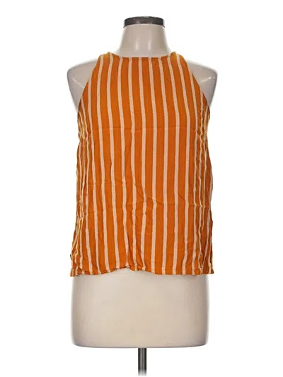 Pre-owned Old Navy Sleeveless Blouse In Orange
