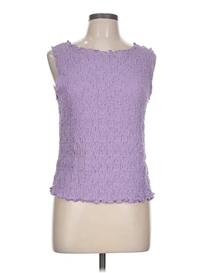 Pre-owned Old Navy Sleeveless Blouse In Purple