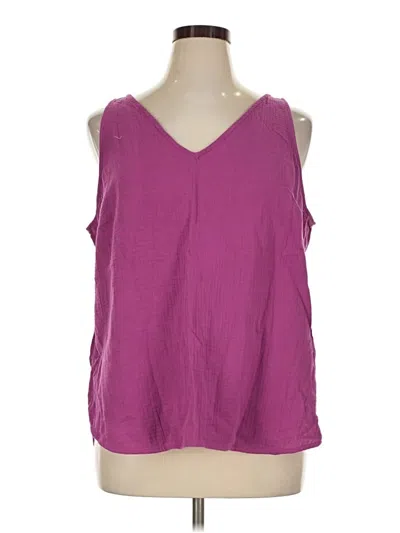 Pre-owned Old Navy Sleeveless Blouse In Purple