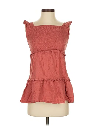 Pre-owned Old Navy Sleeveless Blouse In Red