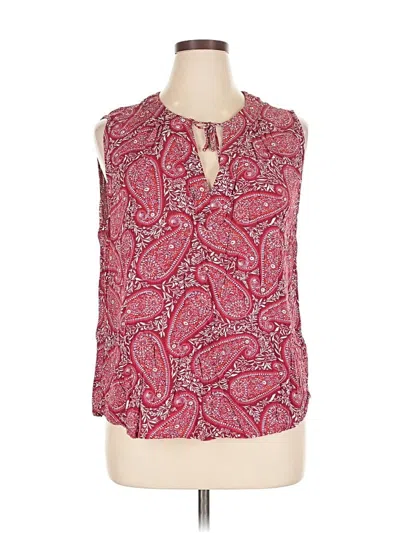 Pre-owned Old Navy Sleeveless Blouse In Red