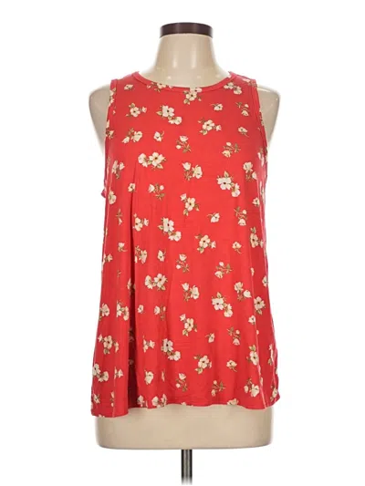 Pre-owned Old Navy Sleeveless Blouse In Red