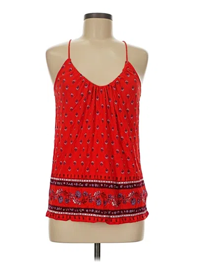 Pre-owned Old Navy Sleeveless Blouse In Red