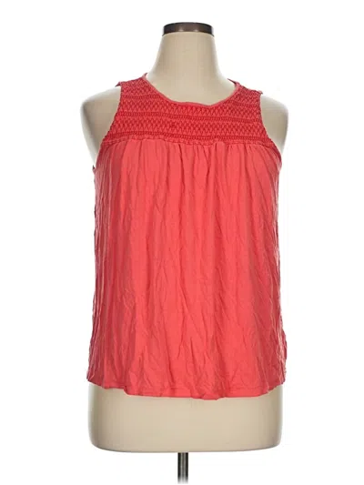 Pre-owned Old Navy Sleeveless Blouse In Red