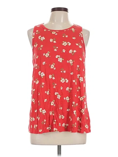 Pre-owned Old Navy Sleeveless Blouse In Red