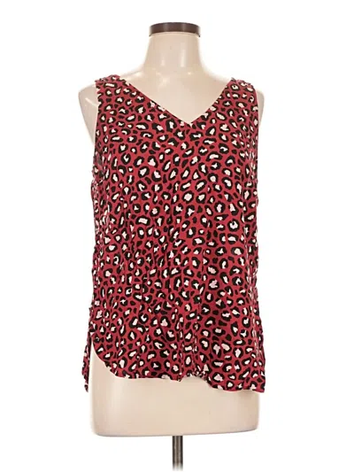 Pre-owned Old Navy Sleeveless Blouse In Red
