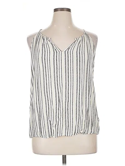 Pre-owned Old Navy Sleeveless Blouse In Silver