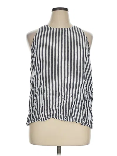 Pre-owned Old Navy Sleeveless Blouse In Silver