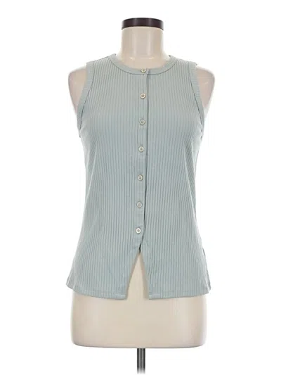 Pre-owned Old Navy Sleeveless Blouse In Teal