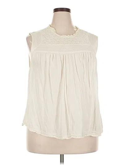 Pre-owned Old Navy Sleeveless Blouse In White