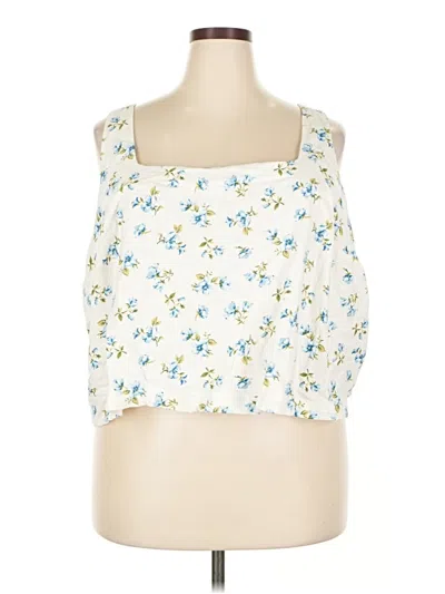 Pre-owned Old Navy Sleeveless Blouse In White