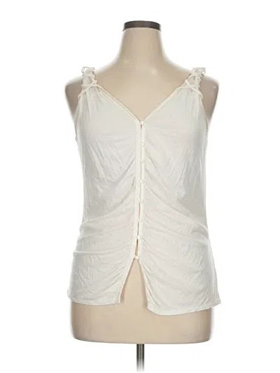 Pre-owned Old Navy Sleeveless Blouse In White