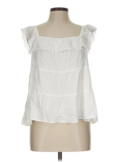 Pre-owned Old Navy Sleeveless Blouse In White