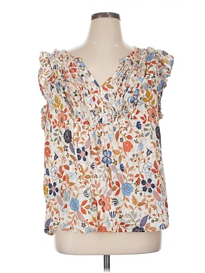 Pre-owned Old Navy Sleeveless Blouse In White