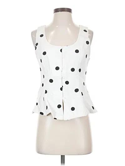 Pre-owned Old Navy Sleeveless Blouse In White