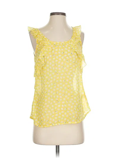 Pre-owned Old Navy Sleeveless Blouse In Yellow