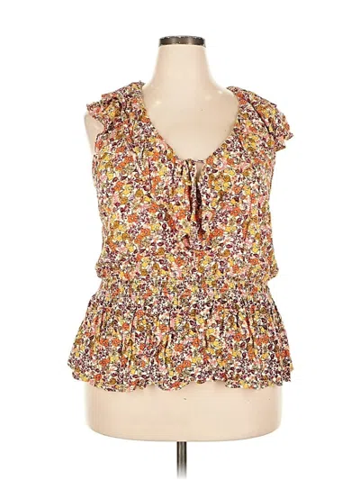 Pre-owned Old Navy Sleeveless Blouse In Yellow