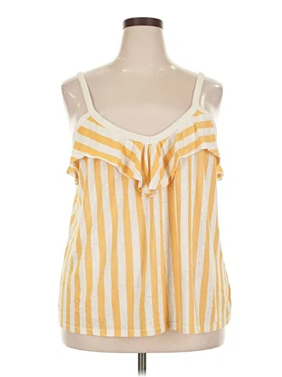 Pre-owned Old Navy Sleeveless Blouse In Yellow