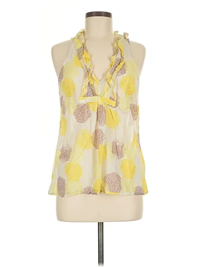 Pre-owned Old Navy Sleeveless Blouse In Yellow