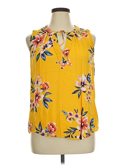 Pre-owned Old Navy Sleeveless Blouse In Yellow
