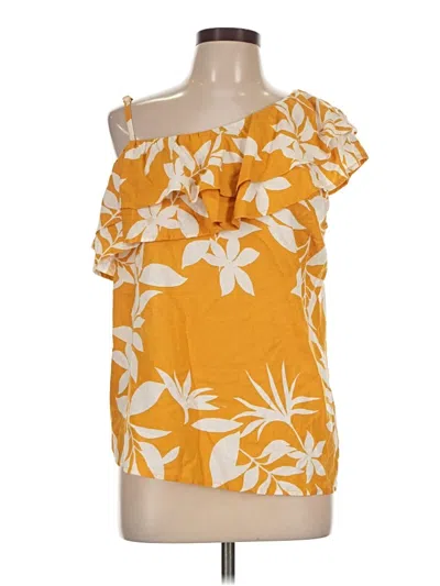 Pre-owned Old Navy Sleeveless Blouse In Yellow