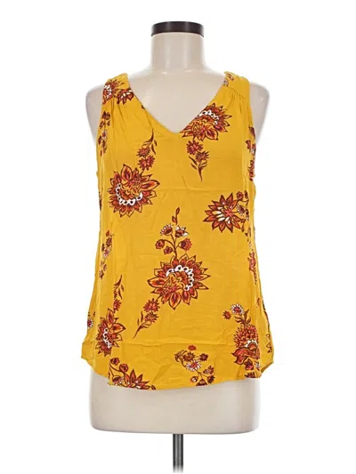 Pre-owned Old Navy Sleeveless Blouse In Yellow