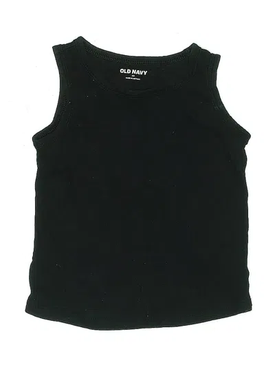 Pre-owned Old Navy Kids' Sleeveless T-shirt In Black