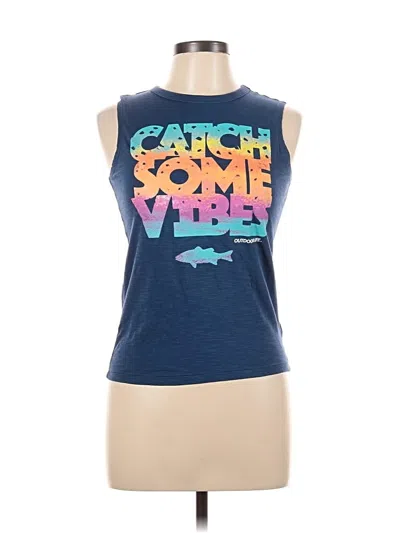 Pre-owned Old Navy Sleeveless T-shirt In Blue