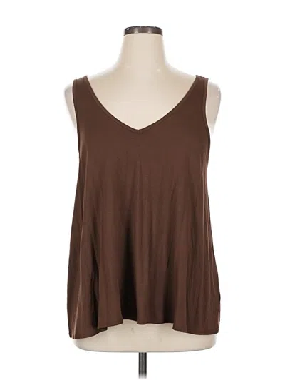 Pre-owned Old Navy Sleeveless T-shirt In Brown
