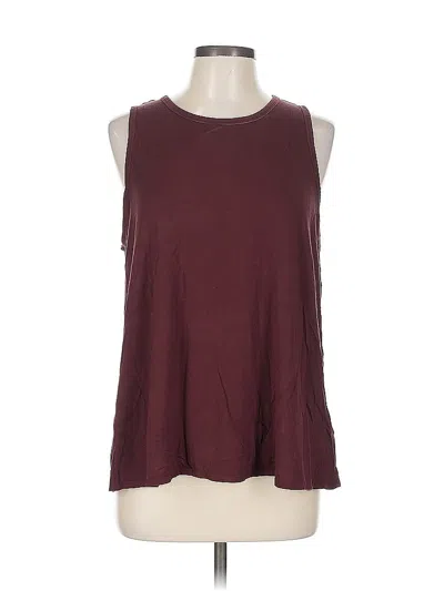 Pre-owned Old Navy Sleeveless T-shirt In Burgundy