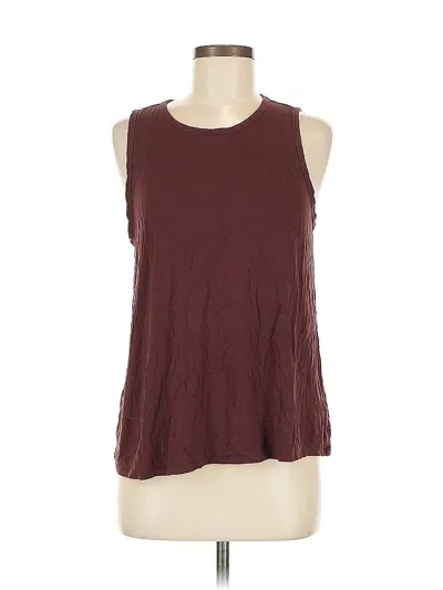 Pre-owned Old Navy Sleeveless T-shirt In Burgundy
