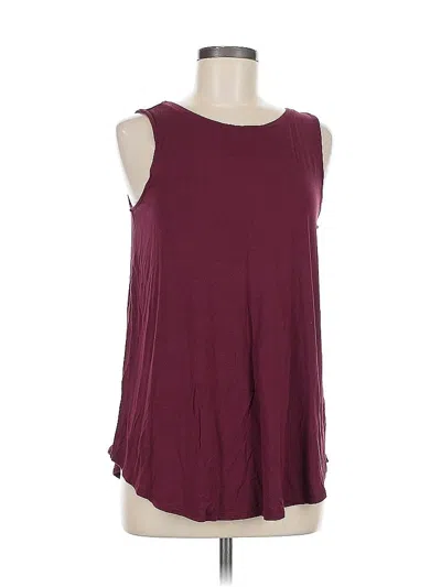 Pre-owned Old Navy Sleeveless T-shirt In Burgundy