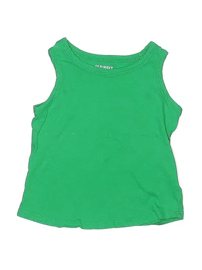 Pre-owned Old Navy Kids' Sleeveless T-shirt In Green