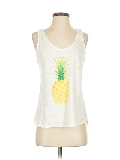 Pre-owned Old Navy Sleeveless T-shirt In White