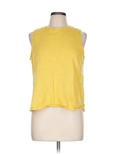 Pre-owned Old Navy Sleeveless T-shirt In Yellow
