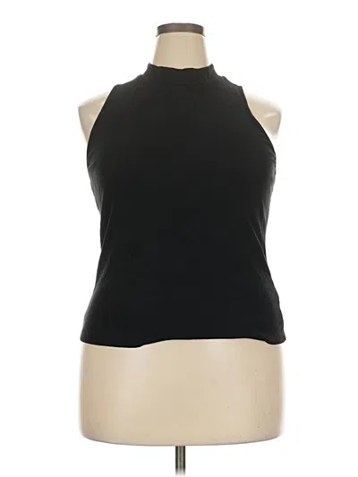 Pre-owned Old Navy Sleeveless Top Black Halter Neckline Tops