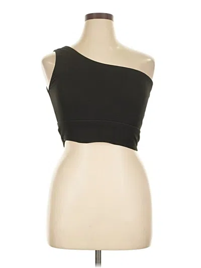 Pre-owned Old Navy Sleeveless Top Black One Shoulder Neckline Tops