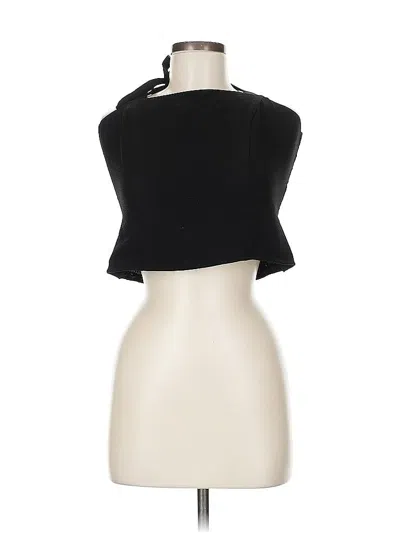 Pre-owned Old Navy Sleeveless Top Black One Shoulder Neckline Tops