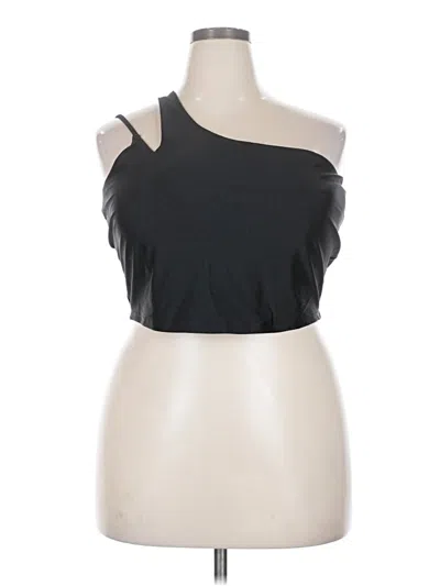 Pre-owned Old Navy Sleeveless Top Black One Shoulder Neckline Tops